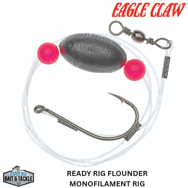 Eagle Claw LAZER READY RIG FLOUNDER MONO 1PK