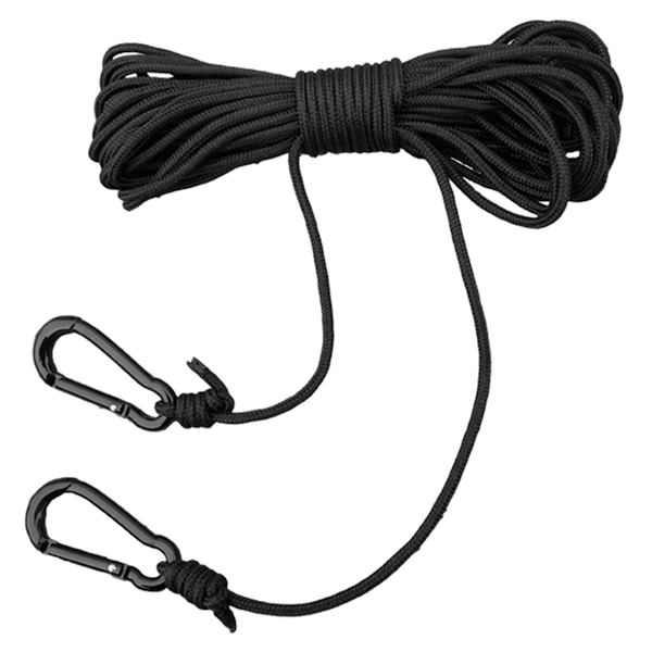 Muddy Outdoors LA050 Lift Cord, 30' Nylon Rope With 2 HD Carabiner Clips