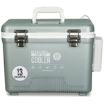 Engel Live Bait Cooler Silver W/ Net, SS Hinge, AP3 Pump
