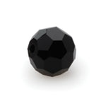 Eagle Claw LAZER BLACK FACETED GLASS BEADS-8MM 20PK