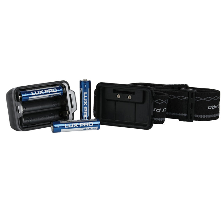 Luxpro Compact Multi-mode LED Headlamp with White, Green, Red Flood