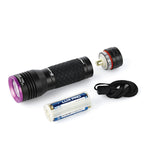 LuxPro LP9UV Mini Ultraviolet 9-LED Flashlight with Lanyard