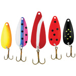 Eagle Claw Lazer Sharp Dooms Day Spoons 3/8Oz 4/0 Hook Assorted 5Pk (LUDSPASST1)
