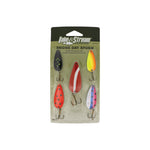 Eagle Claw Lazer Sharp Dooms Day Spoons 3/8Oz 4/0 Hook Assorted 5Pk (LUDSPASST1)