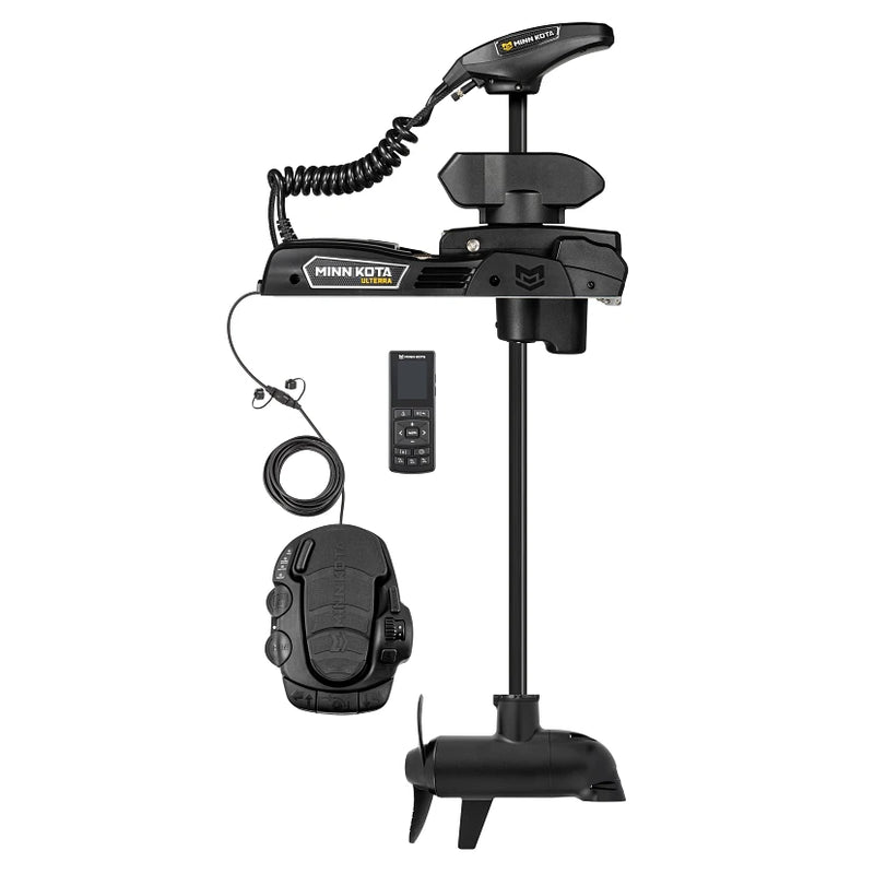 Minn Kota Ulterra Quest brushless trolling motor auto stow deploy power trim GPS