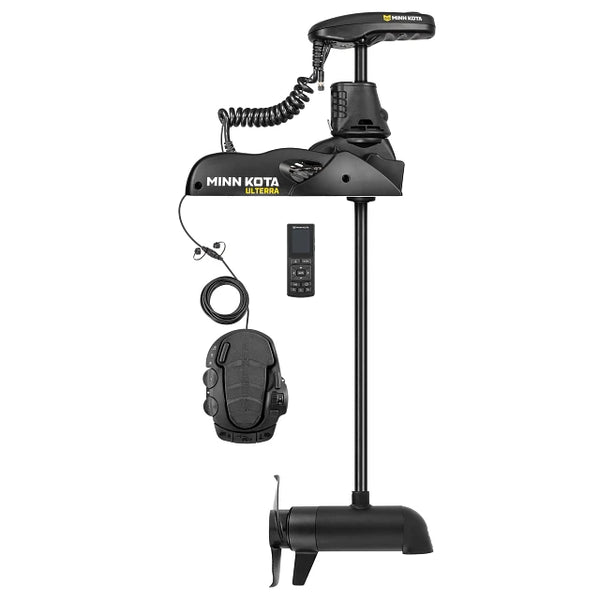 Minn Kota Ulterra trolling motor with auto stow deploy power trim GPS Spot-Lock