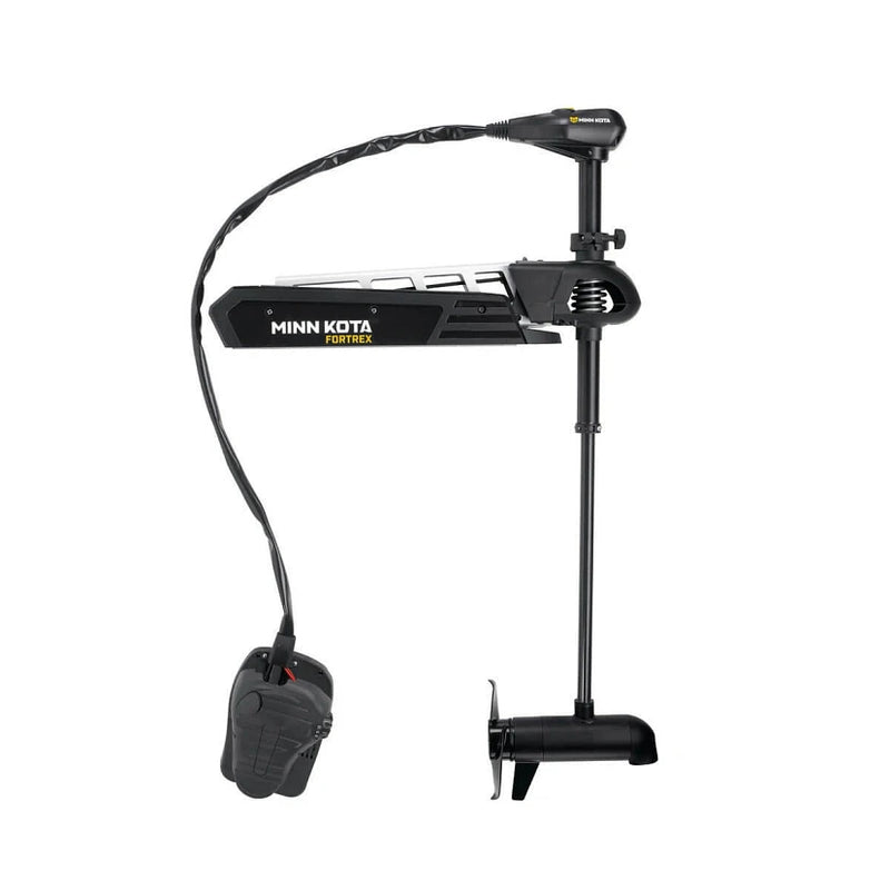 Minn Kota Fortrex heavy-duty freshwater trolling motor aluminum mono arm cable steer GPS Spot-Lock