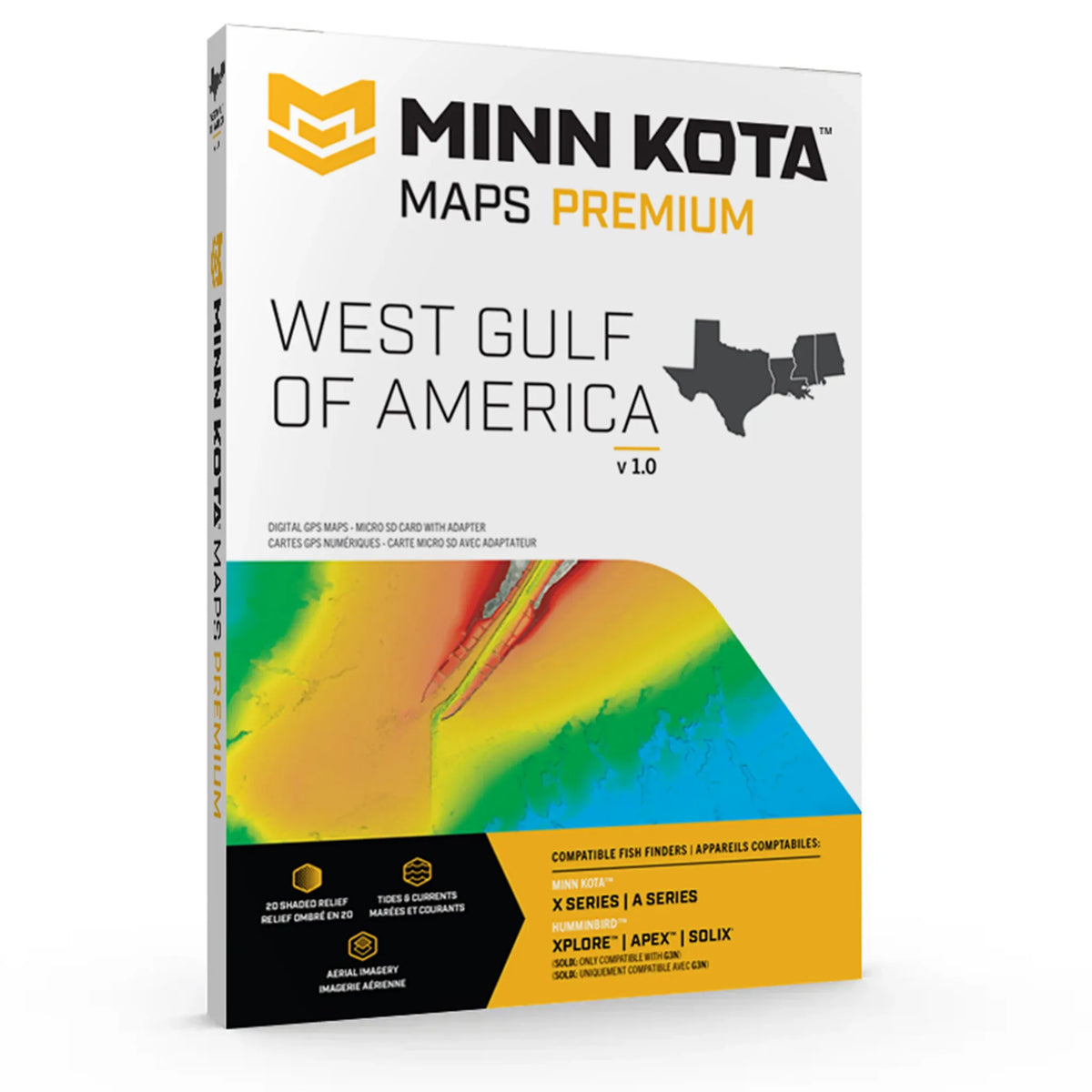 Minn Kota Premium West Gulf of America Chart Card