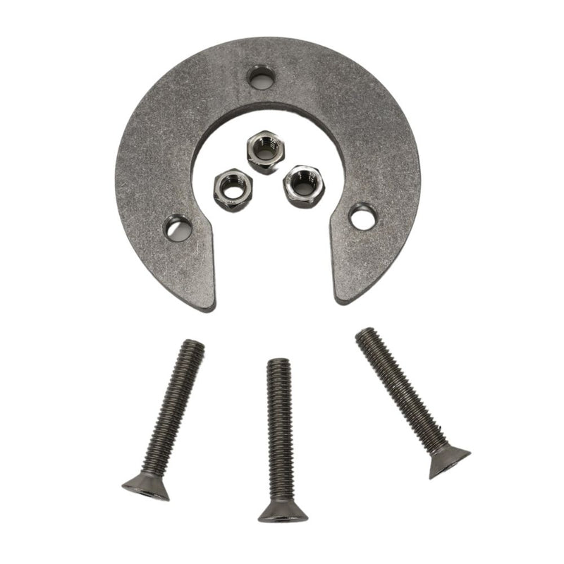 Cornfield Under Plate for Fish Finder / Graph Mounts, Aluminum Deck Backing Plate