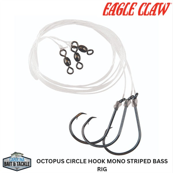 Eagle Claw Lazer Sharp Striped Bass Rig 3Pk