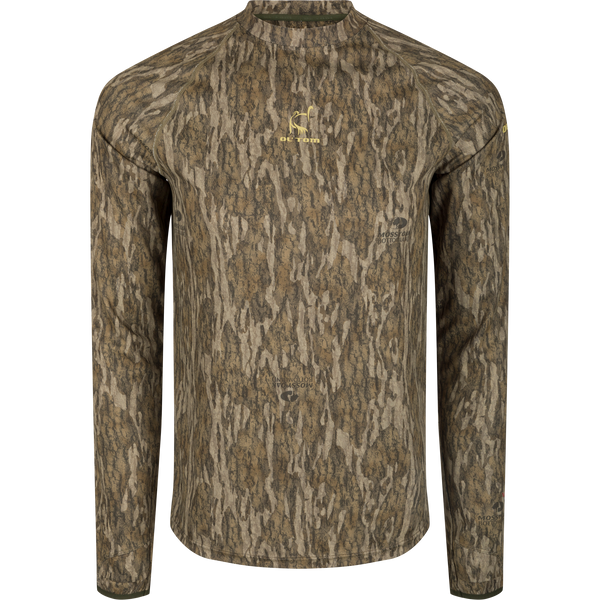 Ol Tom Mens Early Bird LS Performance Crew Bottomland