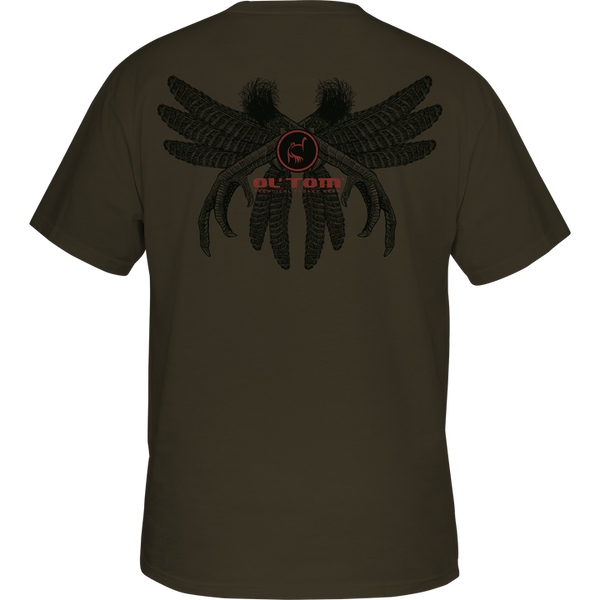 Ol Tom Spur And Feather T-Shirt Green