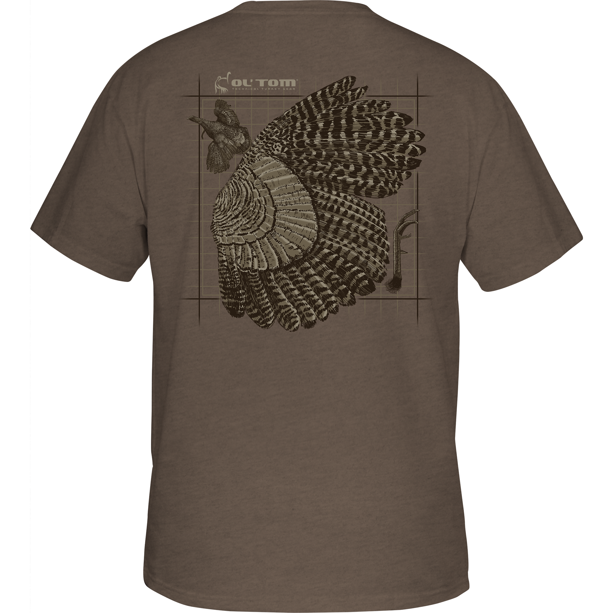 Ol Tom Ol Tom In Flight T SS Walnut Heather