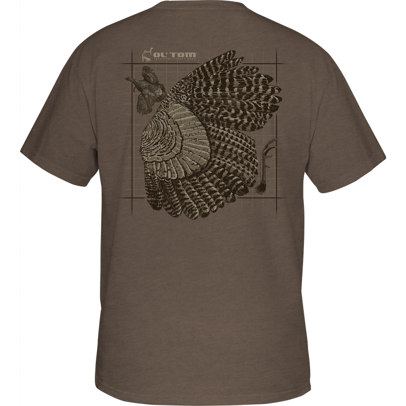 Ol Tom Ol Tom In Flight T SS Walnut Heather