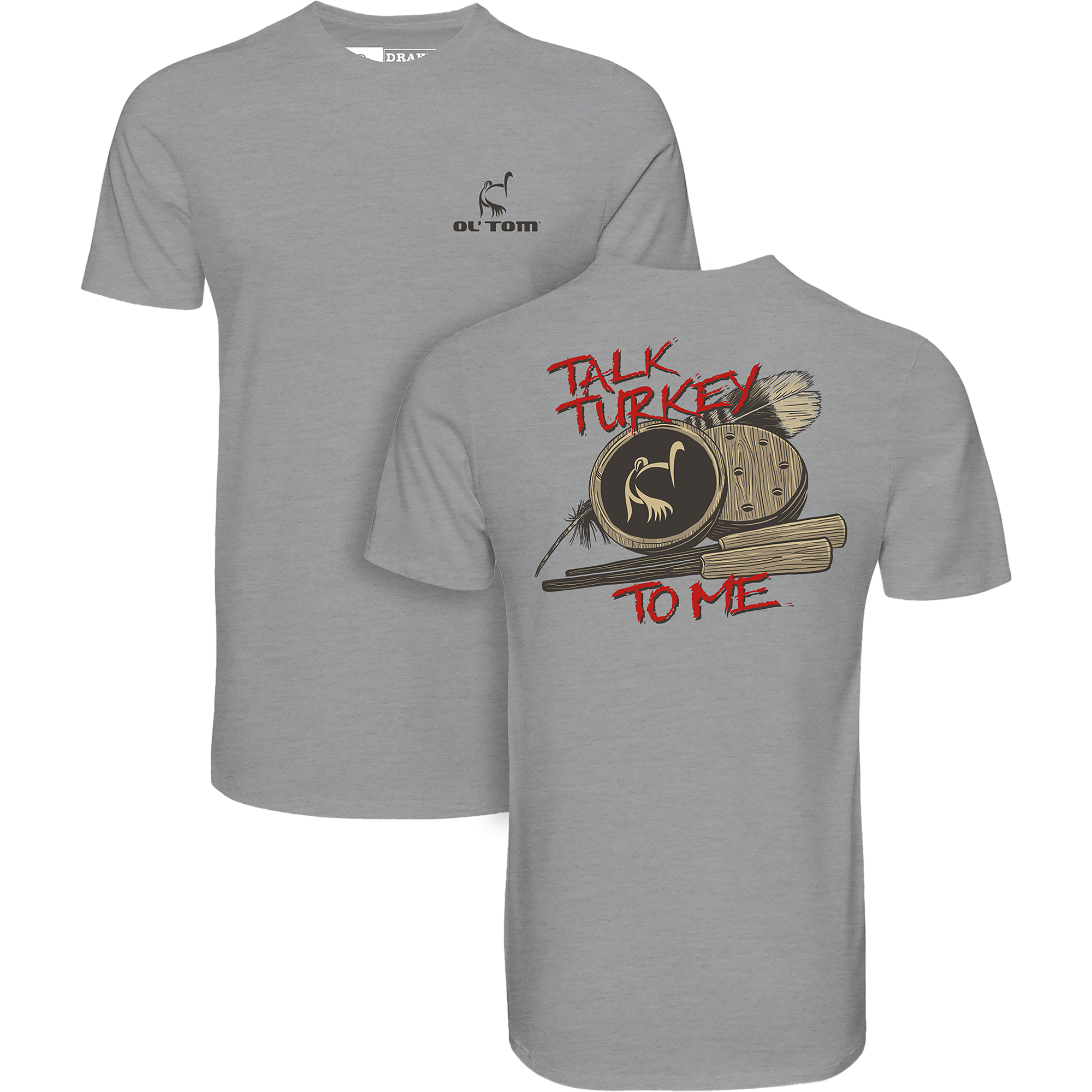 Ol Tom Ol Tom Talk Turkey T SS Athletic Heather