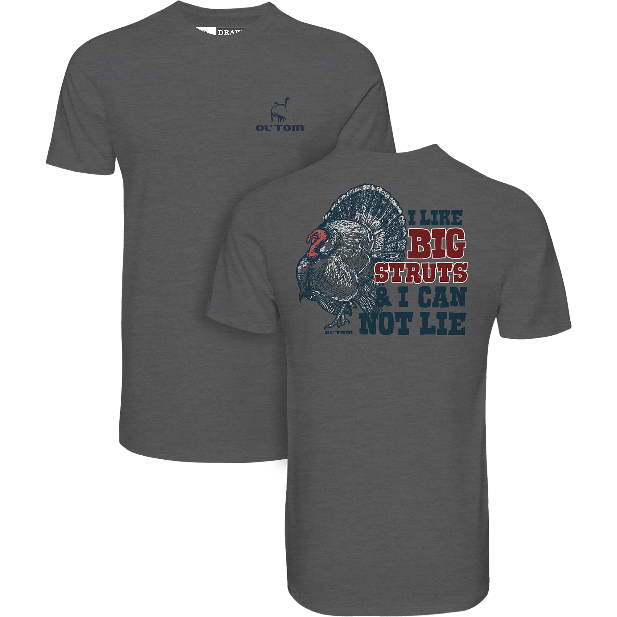 Ol Tom Ol Tom Big Struts T SS Graphite Heather