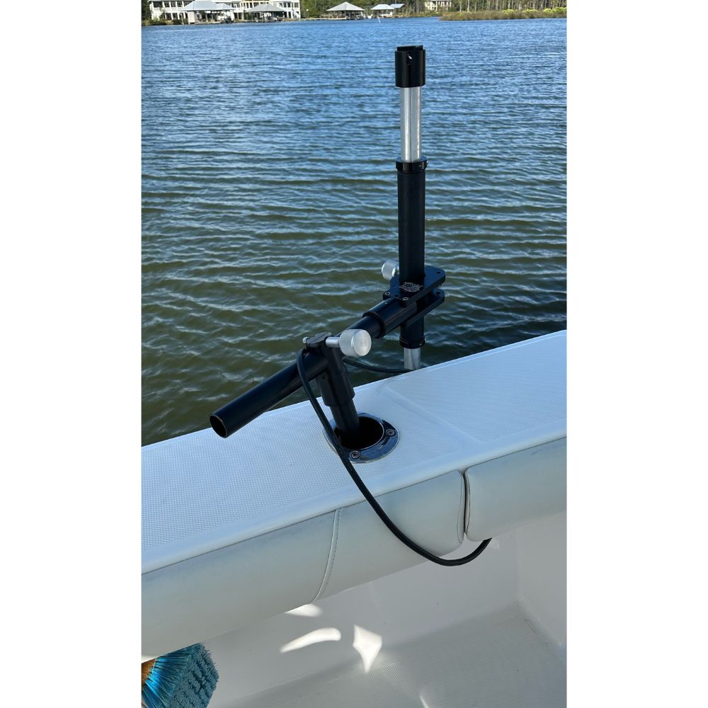 Cornfield Over-the-Side Off Shore Mount for Forward-Facing Sonar