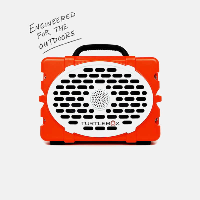 Turtlebox Gen 3 Speaker Orange And White
