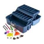 Plano Catch All Two-Tray Tackle Box Kit Light Blue/Dark Blue