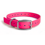Pink 16x3/4 D Ring Collar