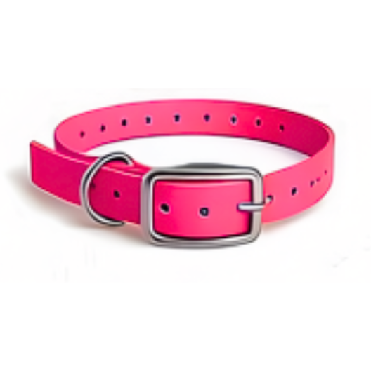 Pink 16x3/4 D Ring Collar