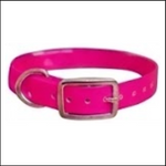 30X1 Inch D-Ring Collar / Dog Replacement/Nameplate Collar Pink