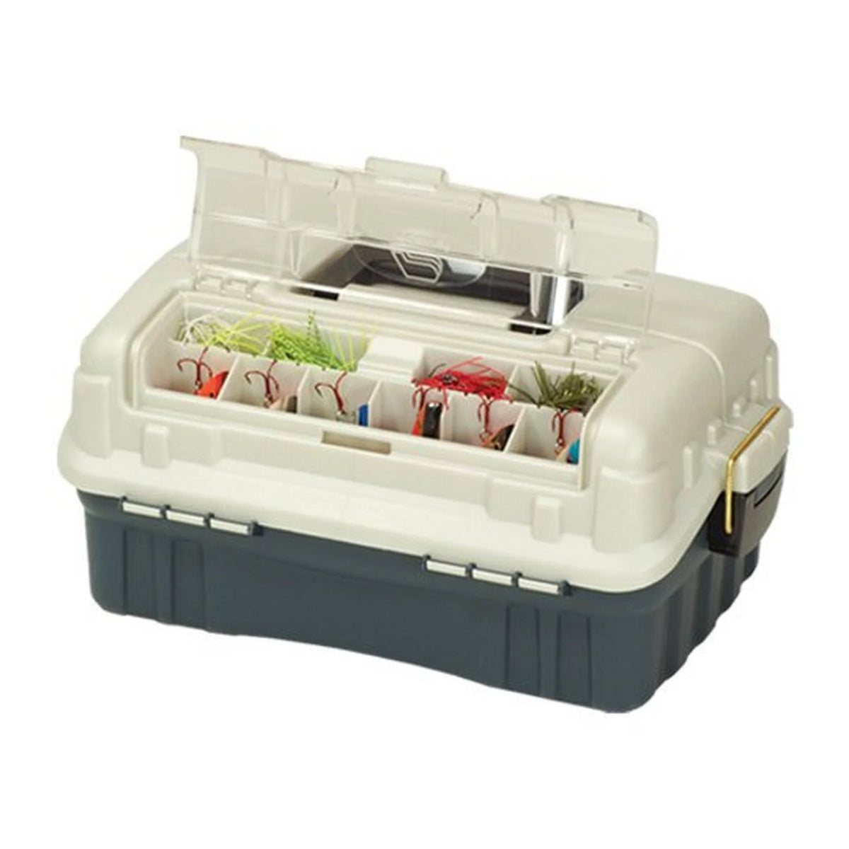 Plano Flipsider Two-Tray Tackle Box Blue/Sandstone Medium