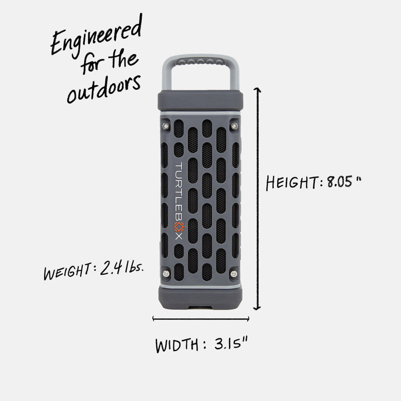 Turtlebox Ranger Speaker Gray