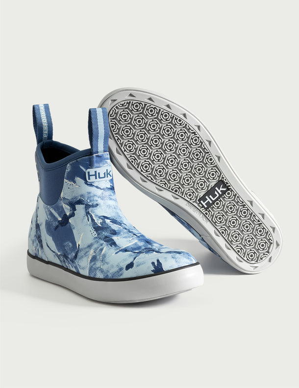 HUK Womens Rogue Wave Cane Bay Ice Water Size 6