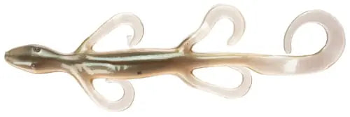 Zoom Lizard 6" soft plastic lizard in Natural Green