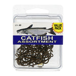 Eagle Claw Catfish Species Hook Assortment 40-Pack