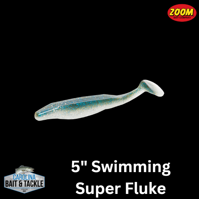 Zoom Swimmin' Super Fluke 5" 5Pk