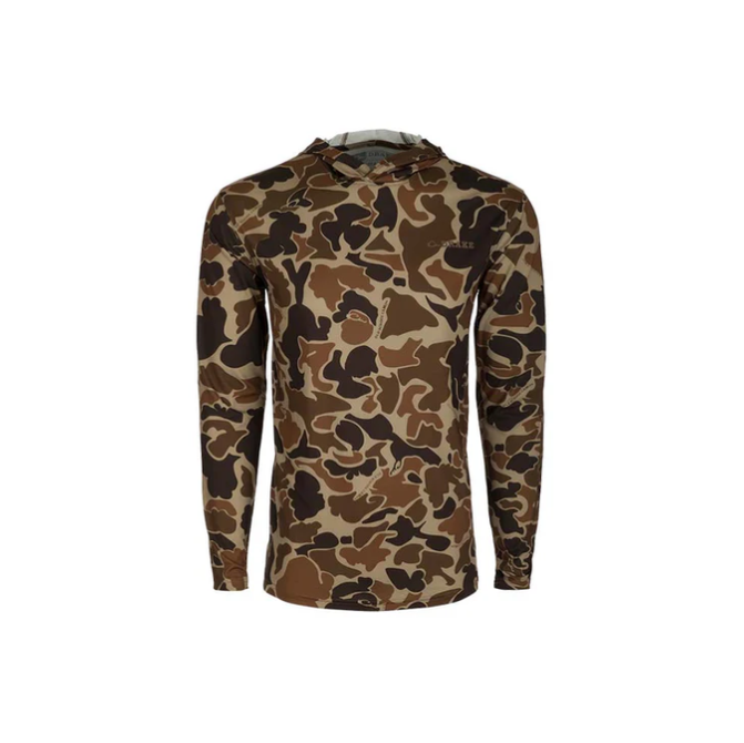 Drake Youth Performance Hoodie Camo Print LS Old School