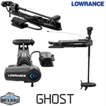 Lowrance Ghost brushless freshwater trolling motor with GPS anchor and fly-by-wire foot pedal