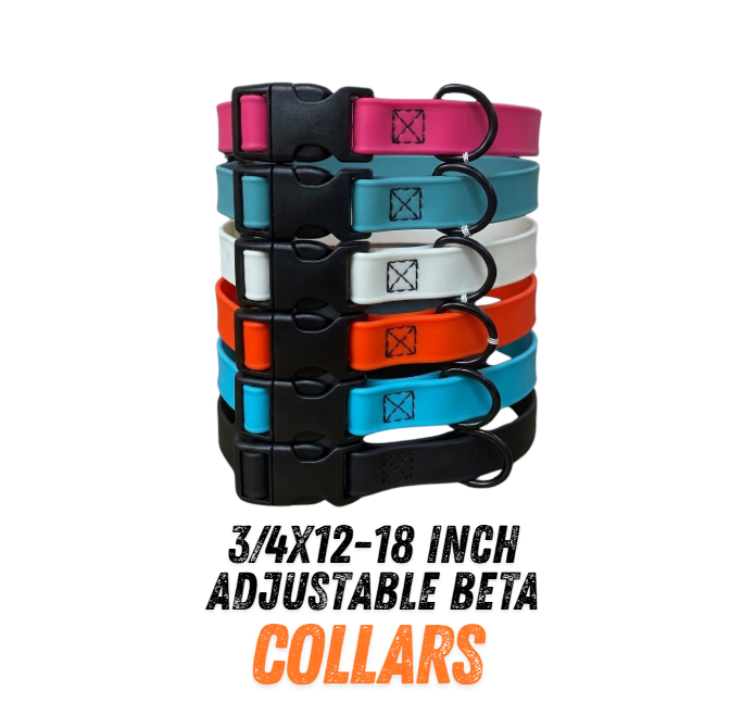 3/4" X 12" - 18" Adjustable Beta Collars