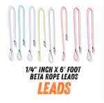 1/4" X 6' Beta Rope Leads