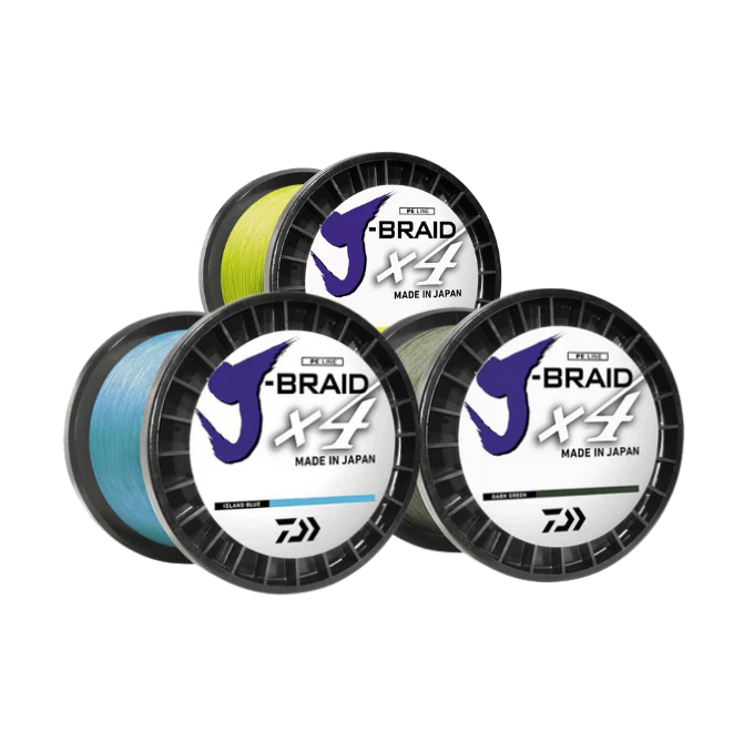 Daiwa J-Braid X4 4 Strand Braided Line