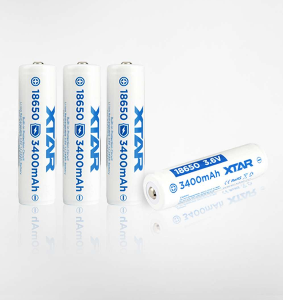 Guide XTAR Rechargeable battery 18650, 3400mAh