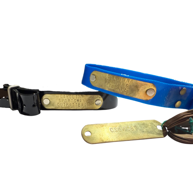 150L Custom Brass Nameplate 3/4" X 3"