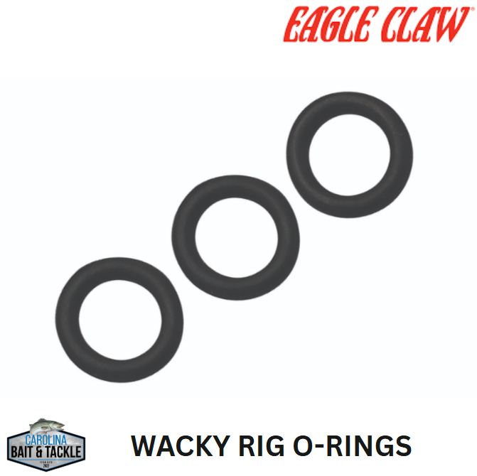 Eagle Claw LAZER SHARP WACKY RIG O-RINGS 25PK