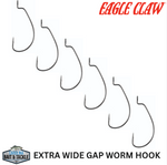 Eagle Claw LAZER Extra Wide Gap Worm Hook