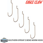 Eagle Claw LAZER Southern Sproat Z-Bend Worm Hook