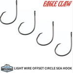 Eagle Claw LAZER Light Wire Offset Circle Sea Hook