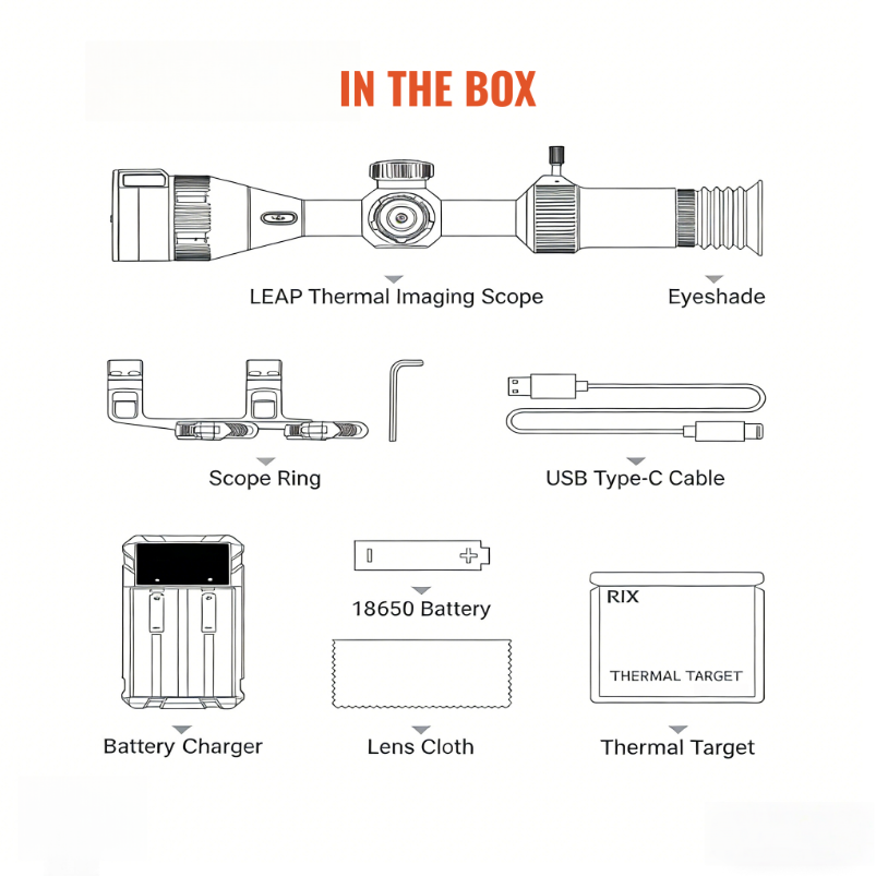 RIX LEAP L3R Thermal Imaging Riflescope