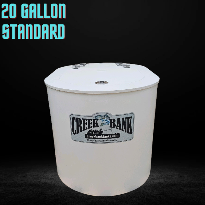 Creek Bank Bait Tanks Standard Series 20 Gallon