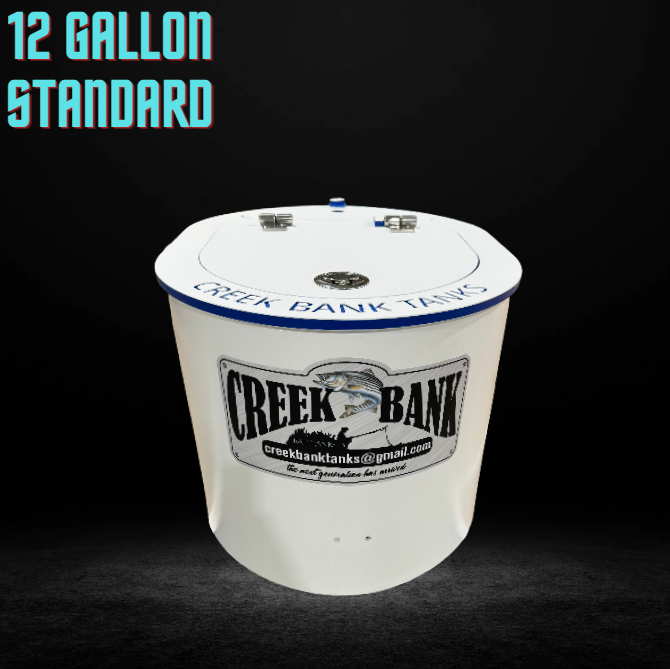 Creek Bank Bait Tanks Standard Series 12 Gallon