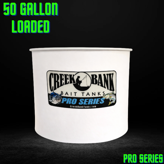 Creek Bank Bait Tanks Fully Loaded Pro Series 50 Gallon