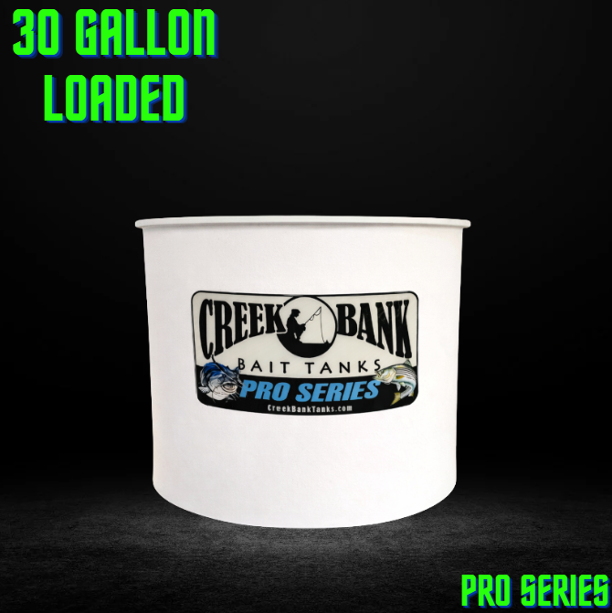 Creek Bank Bait Tanks Fully Loaded Pro Series 30 Gallon