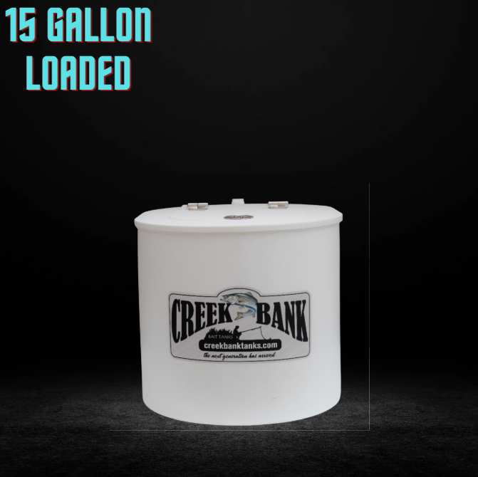 Creek Bank Bait Tanks Fully Loaded Series 15 Gallon