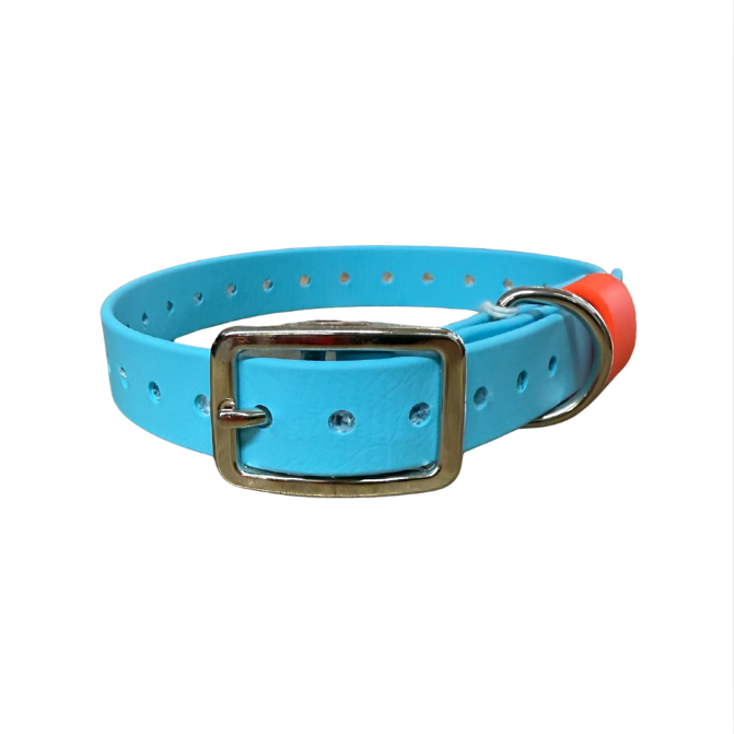 BioThane 3/4" x 16" ST D-Ring Collar with Beta Loop — Hunting & Pet Do